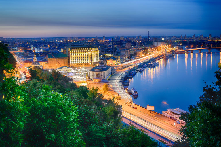 bigstock-Dnieper River at night - Kiev_OK - Ayelet Tours, Ltd.