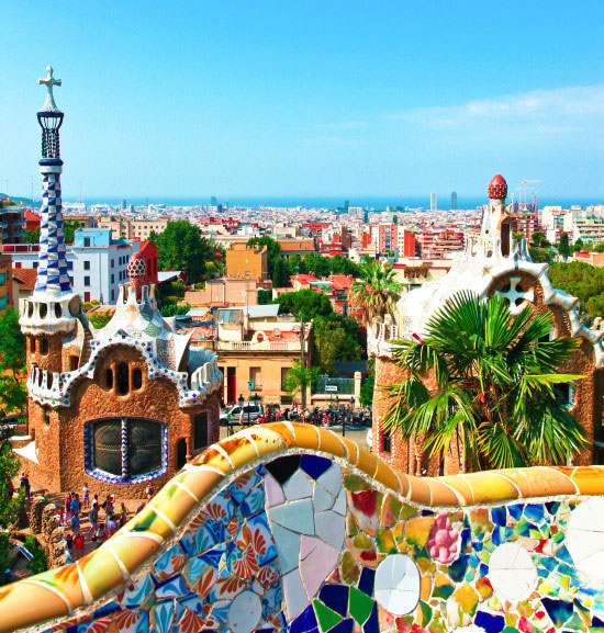 Gaudi’s Park Guell (Barcelona, Spain)